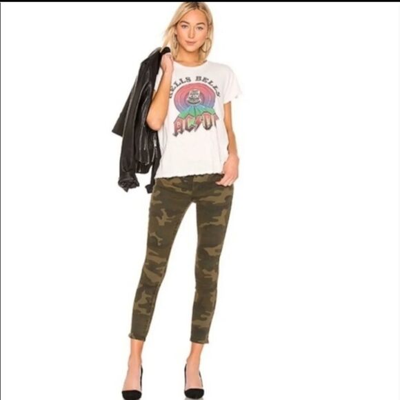 Blank NYC The Reade Skinny Crop Scout Pant Camoflauge Camo Print - Picture 1 of 11